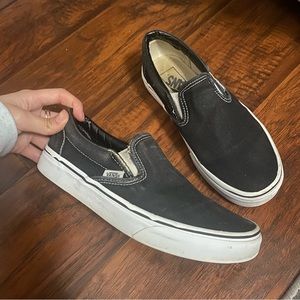 Black Slip-On Vans
